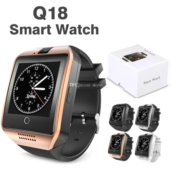 High Capacity Battery Q18 Smart Watch Phone with Camera - Image 5