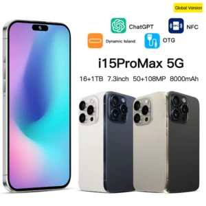 Pro Max Mini Phone 7.3 Inch 16GB RAM+1TB ROM 4G Network 8000mAh Mobile Phones