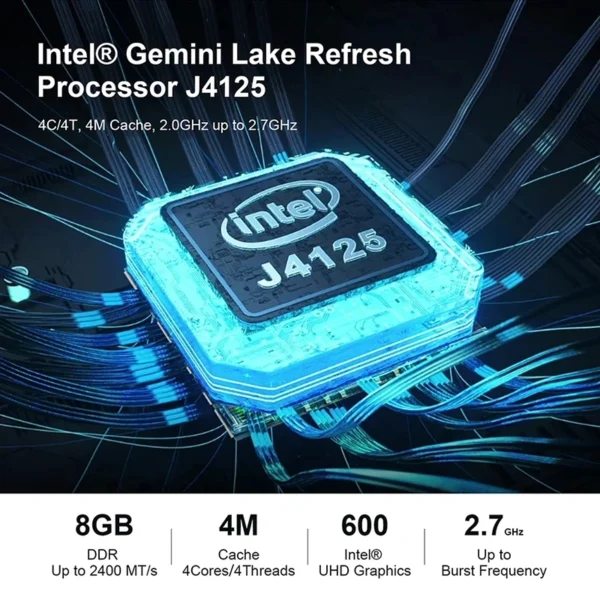 8GB Ram 15.6 Inch Intel 8 generation celeron J4125 - Image 2